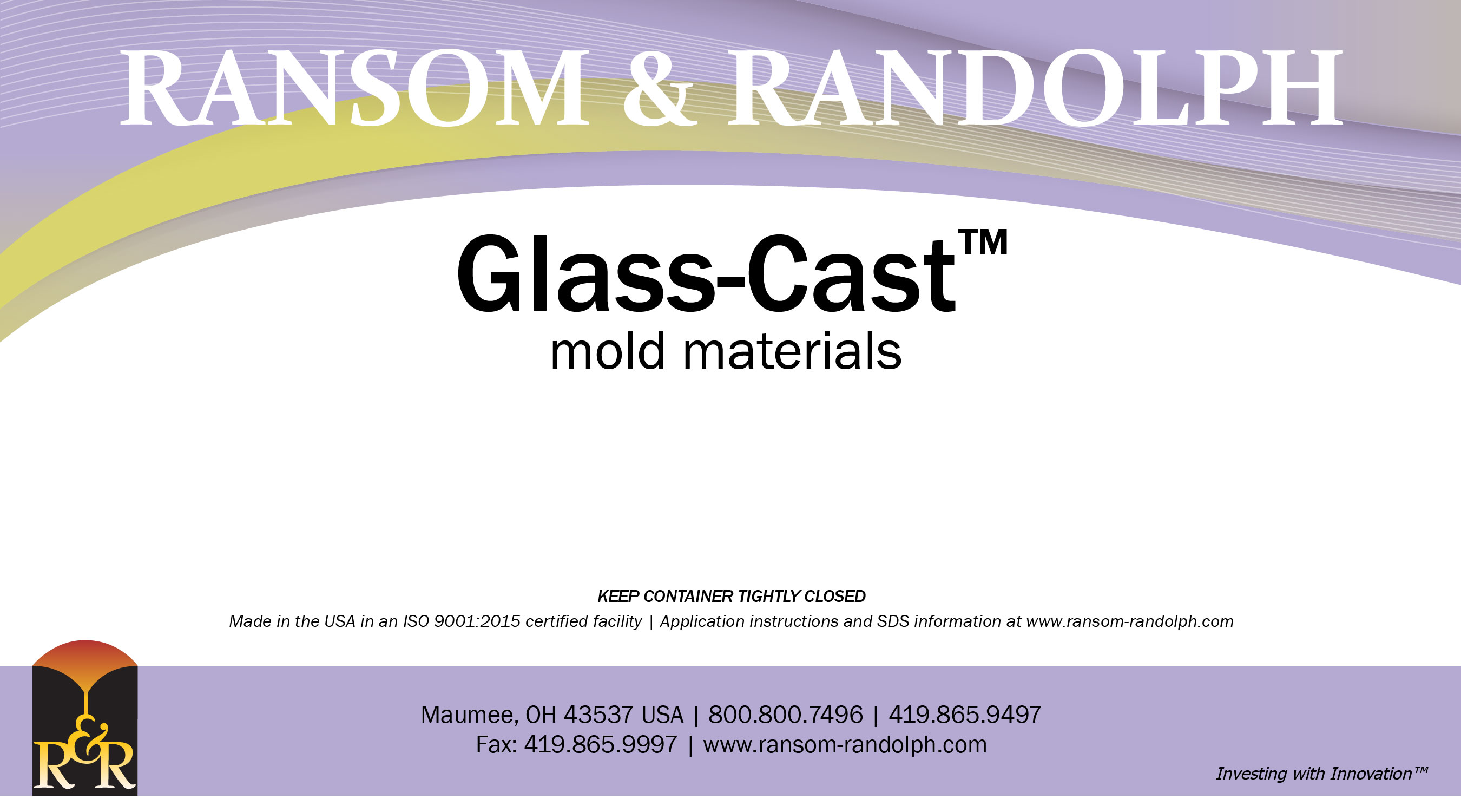 Glass-Cast™ mold materials